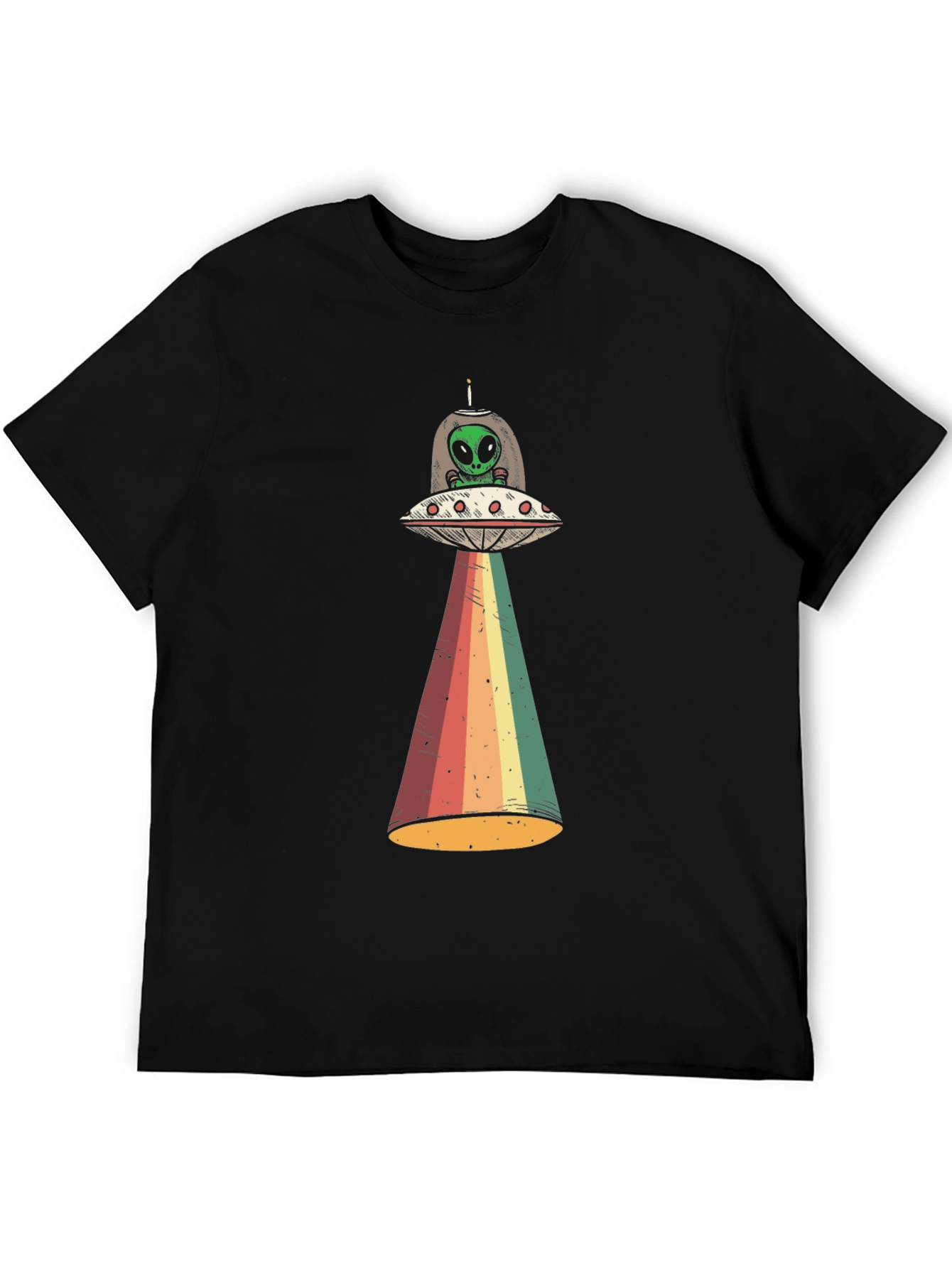 Retro Alien UFO T-Shirt
