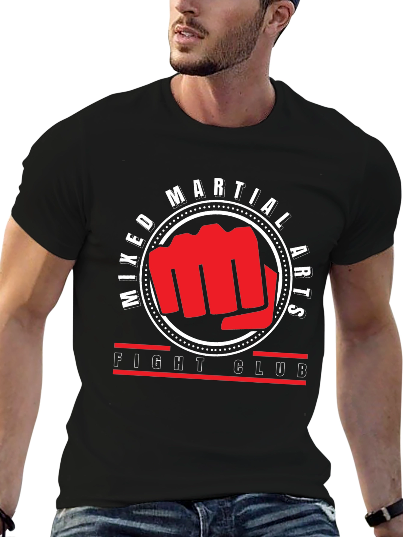 Mixed Martial Arts Fight Club Black T-Shirt