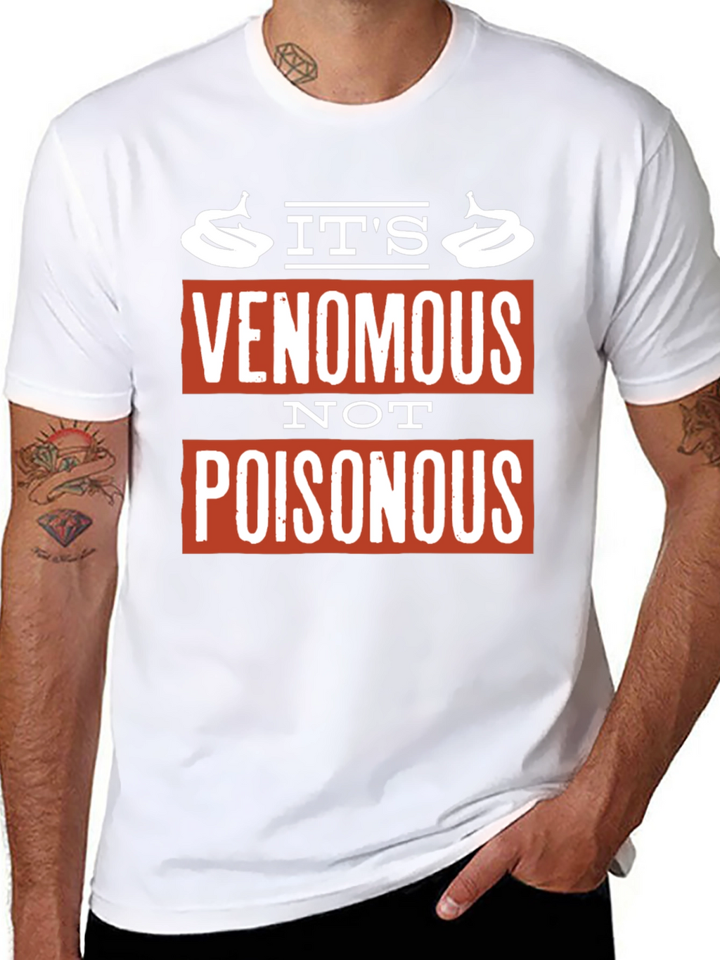Venomous Not Poisonous Graphic Tee