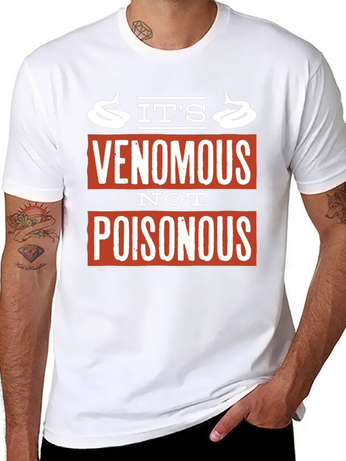 Venomous Not Poisonous Graphic Tee