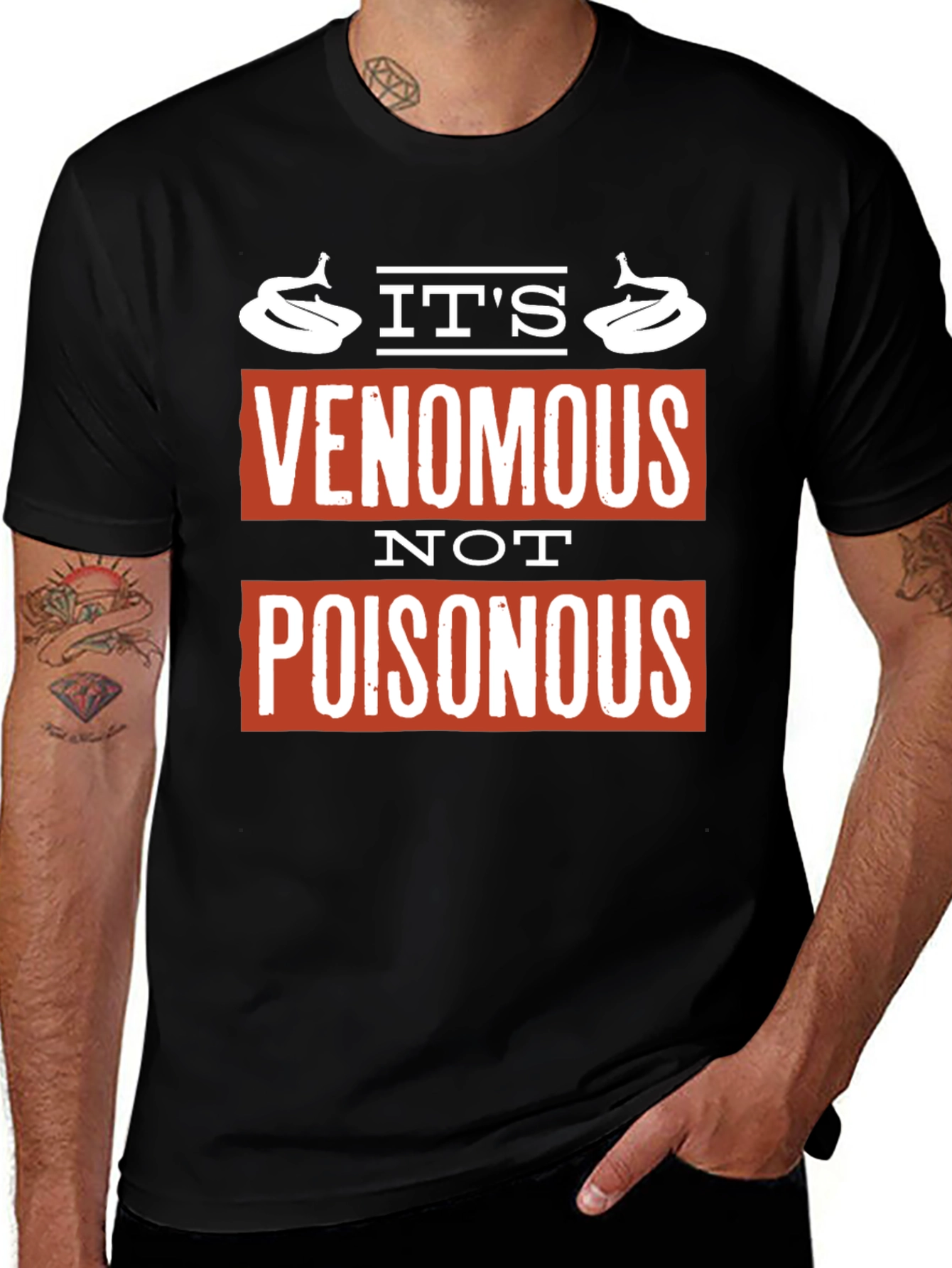 Venomous Not Poisonous Graphic Tee