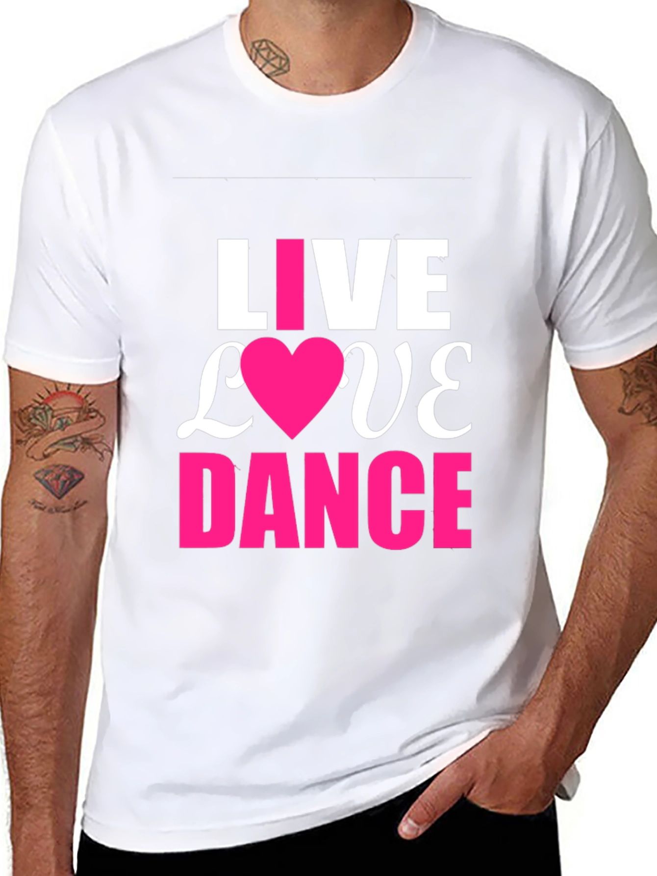 Live Love Dance T-Shirt - Trendy Graphic Tee