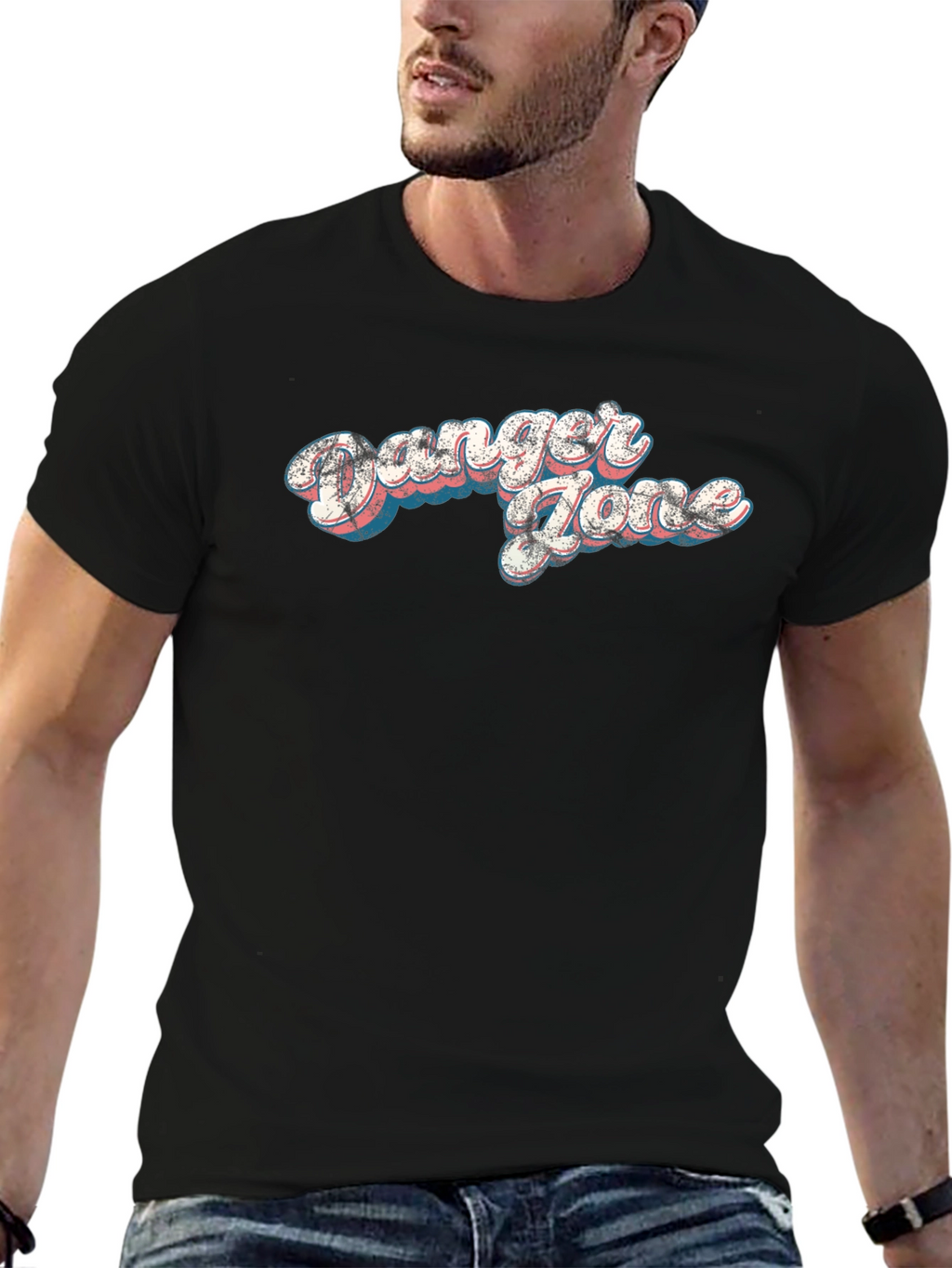 Danger Zone Retro Graphic T-Shirt