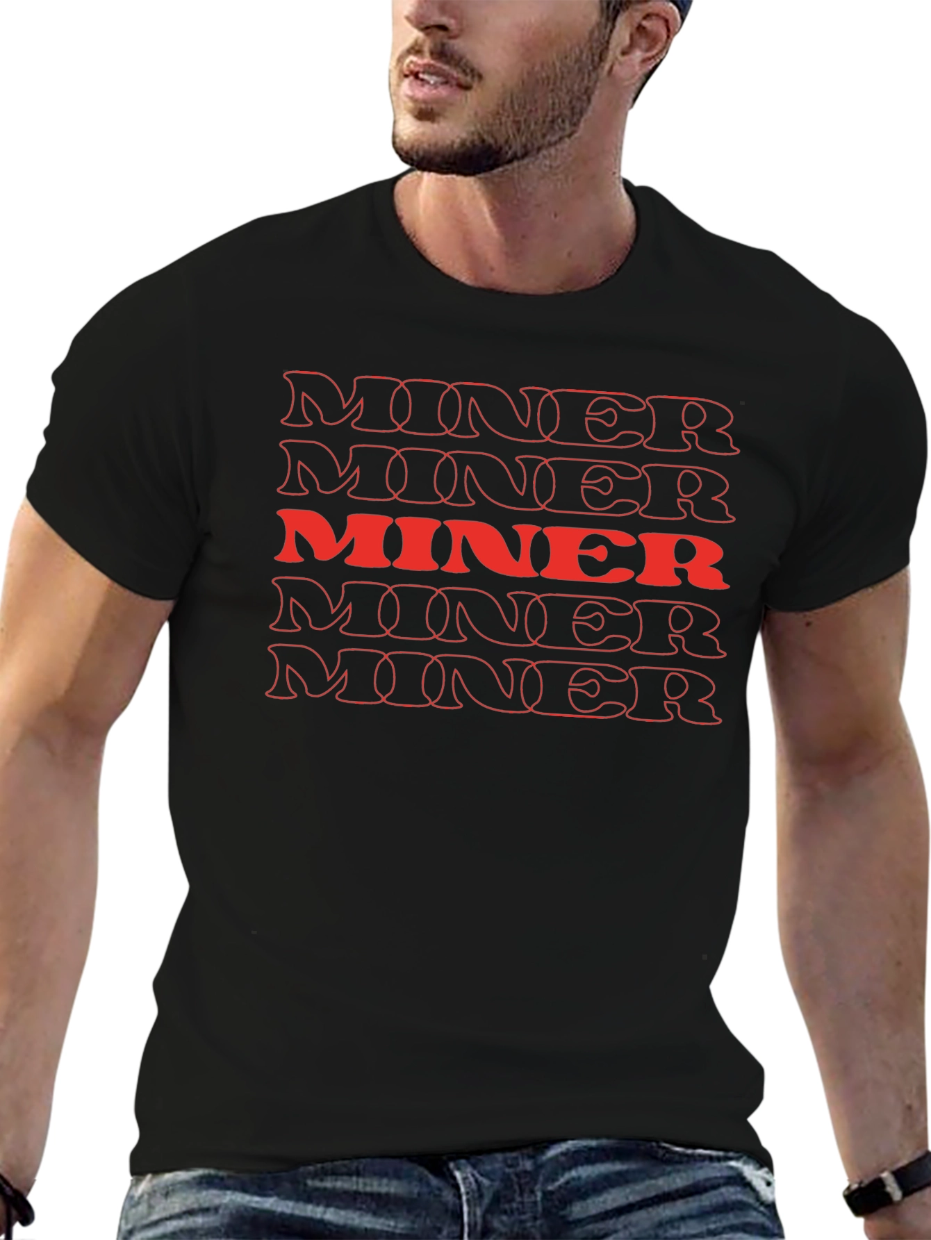 MINER Graphic Tee - Bold Statement T-Shirt