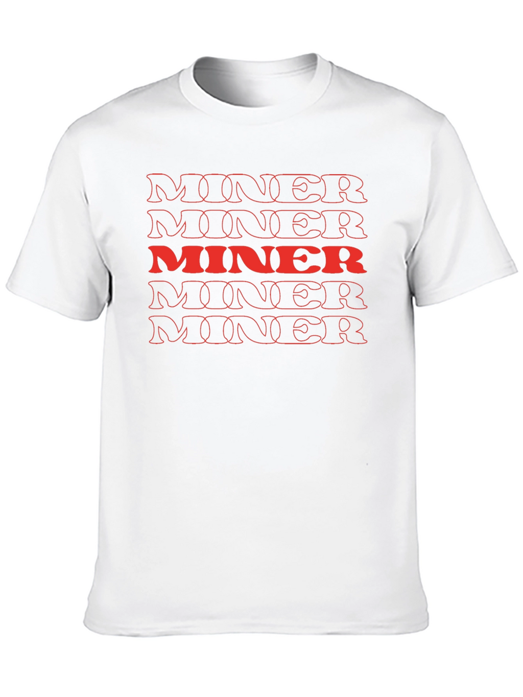 MINER Graphic Tee - Bold Statement T-Shirt