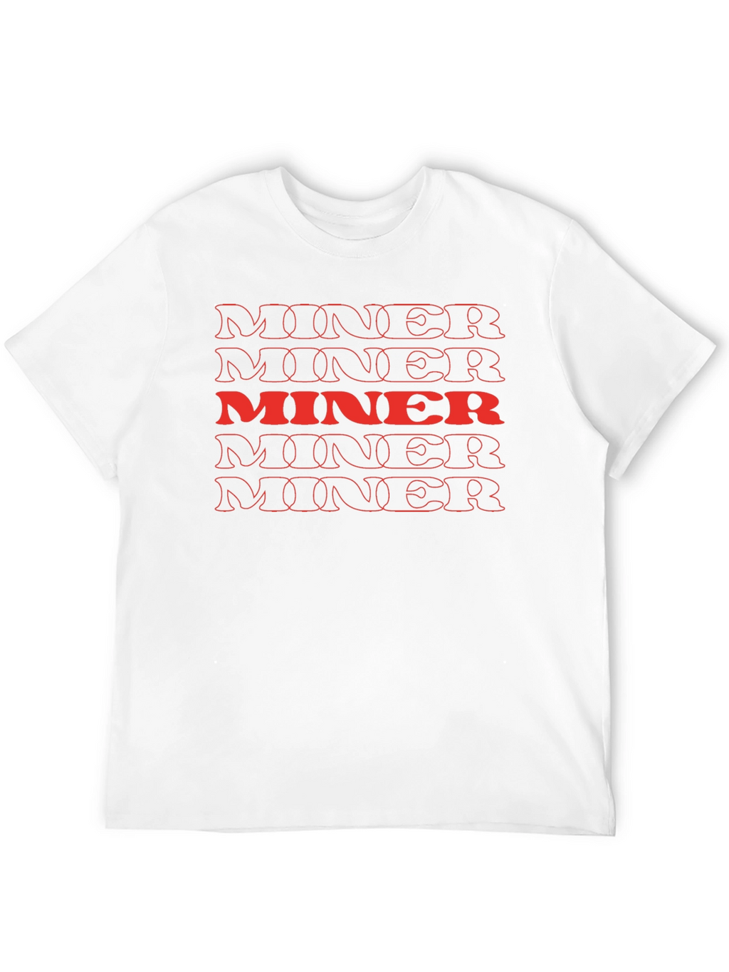MINER Graphic Tee - Bold Statement T-Shirt