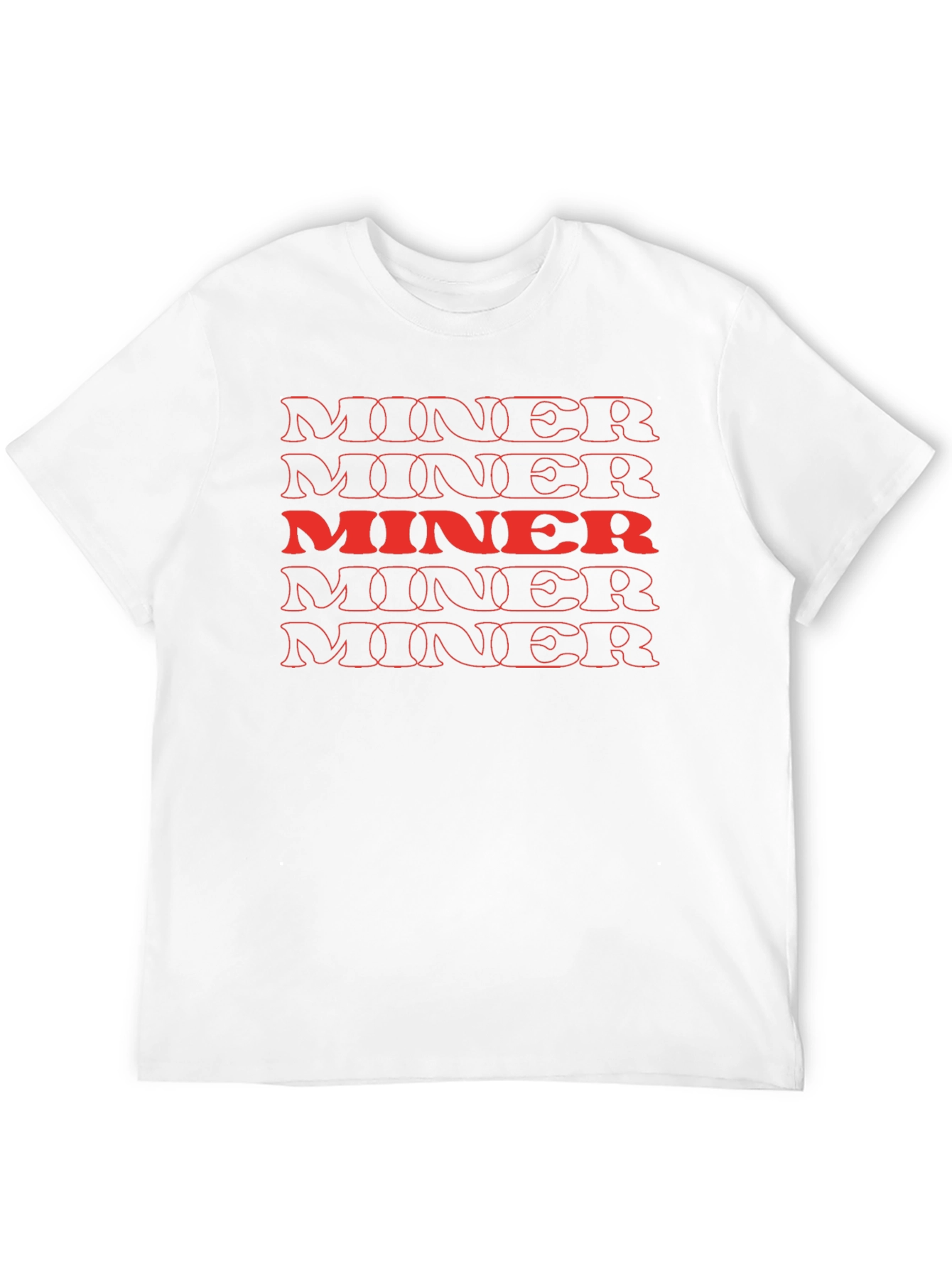 MINER Graphic Tee - Bold Statement T-Shirt