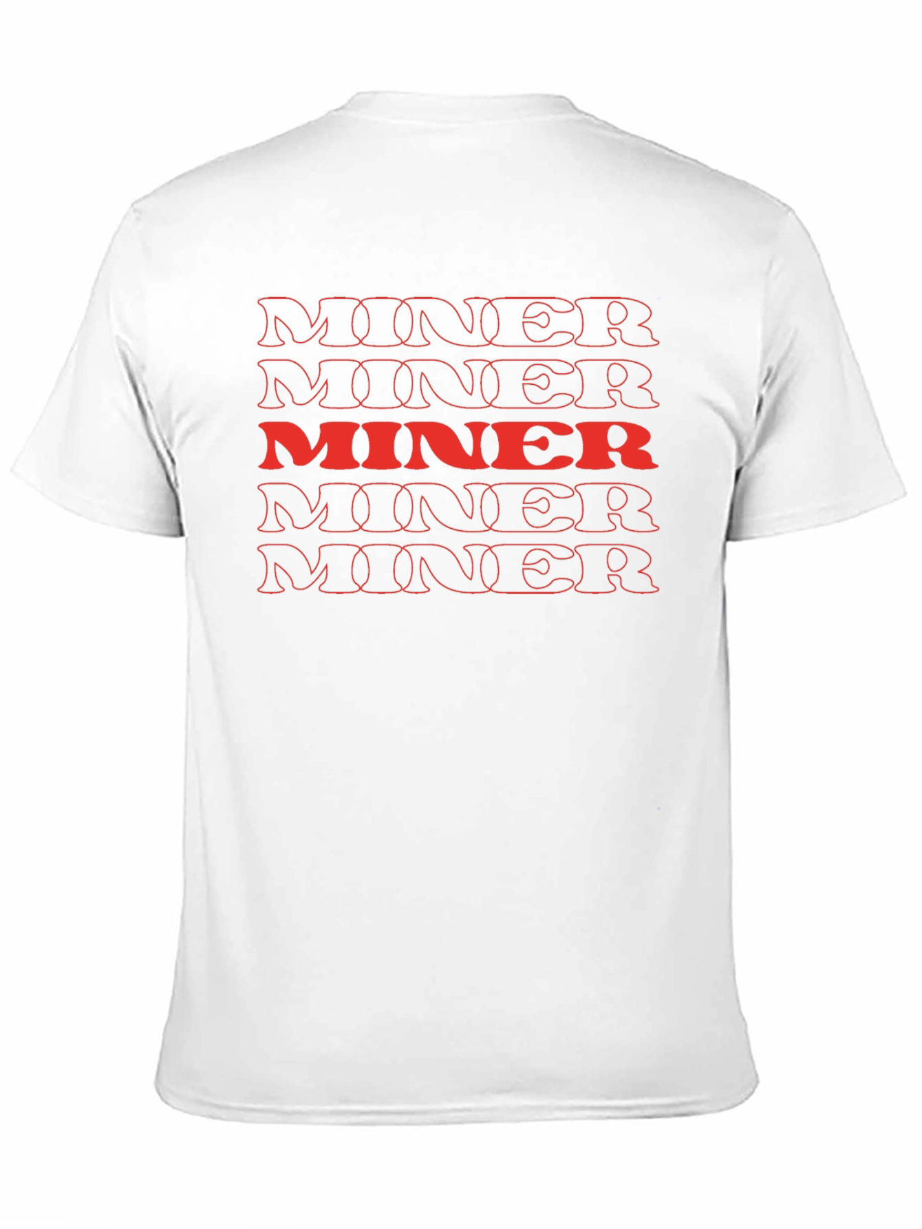 MINER Graphic Tee - Bold Statement T-Shirt