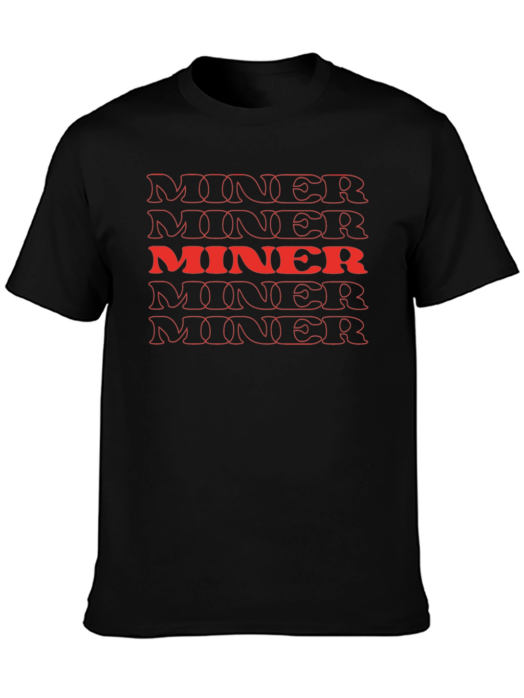 MINER Graphic Tee - Bold Statement T-Shirt