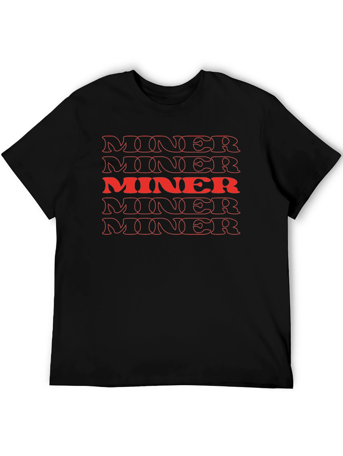 MINER Graphic Tee - Bold Statement T-Shirt