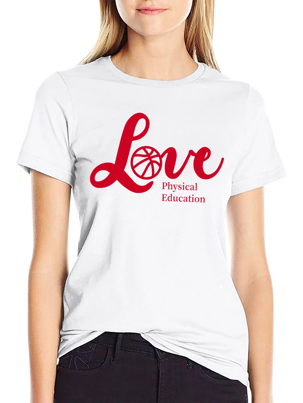 Love Physical Education Black T-Shirt