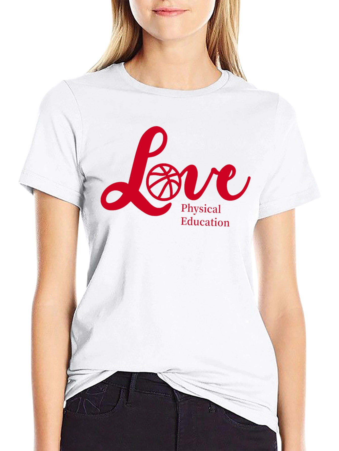 Love Physical Education Black T-Shirt