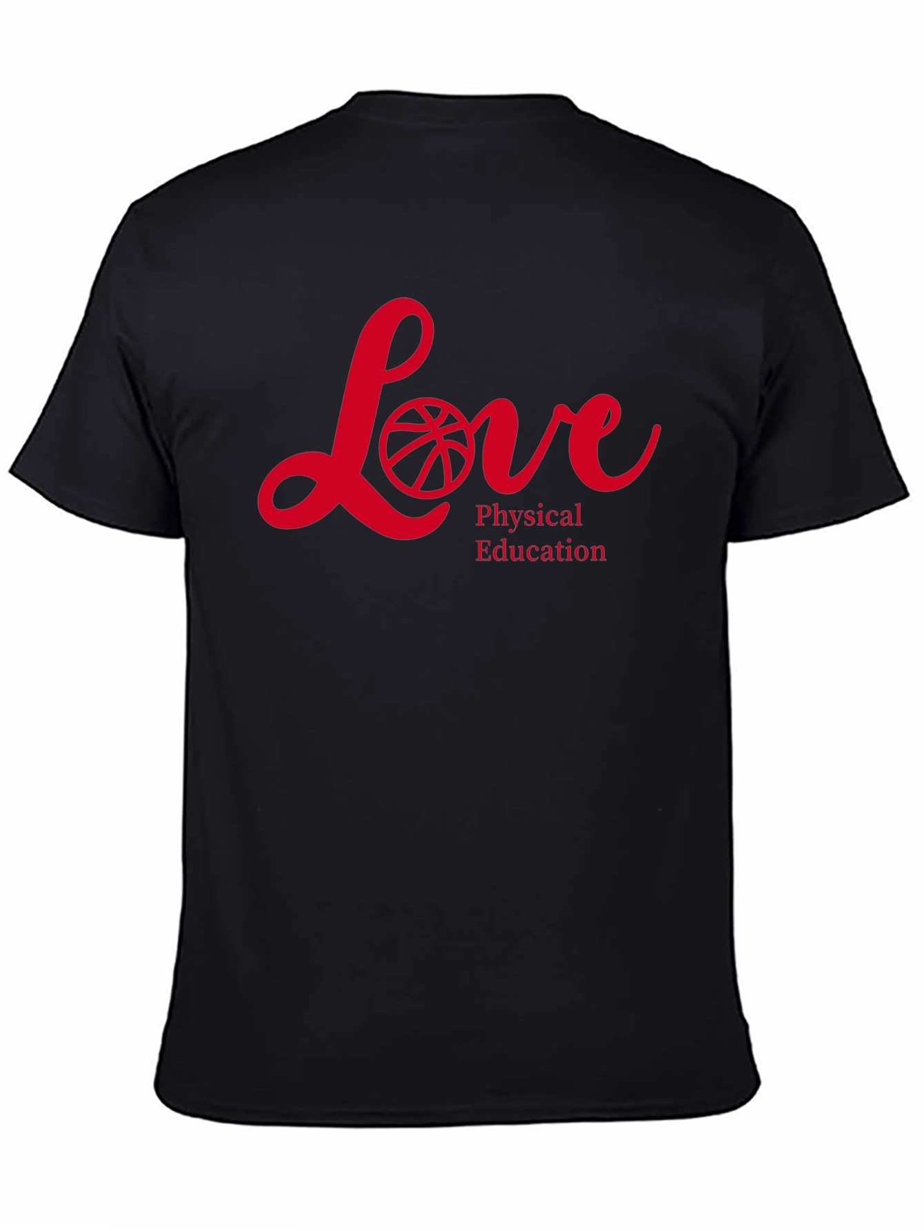 Love Physical Education Black T-Shirt
