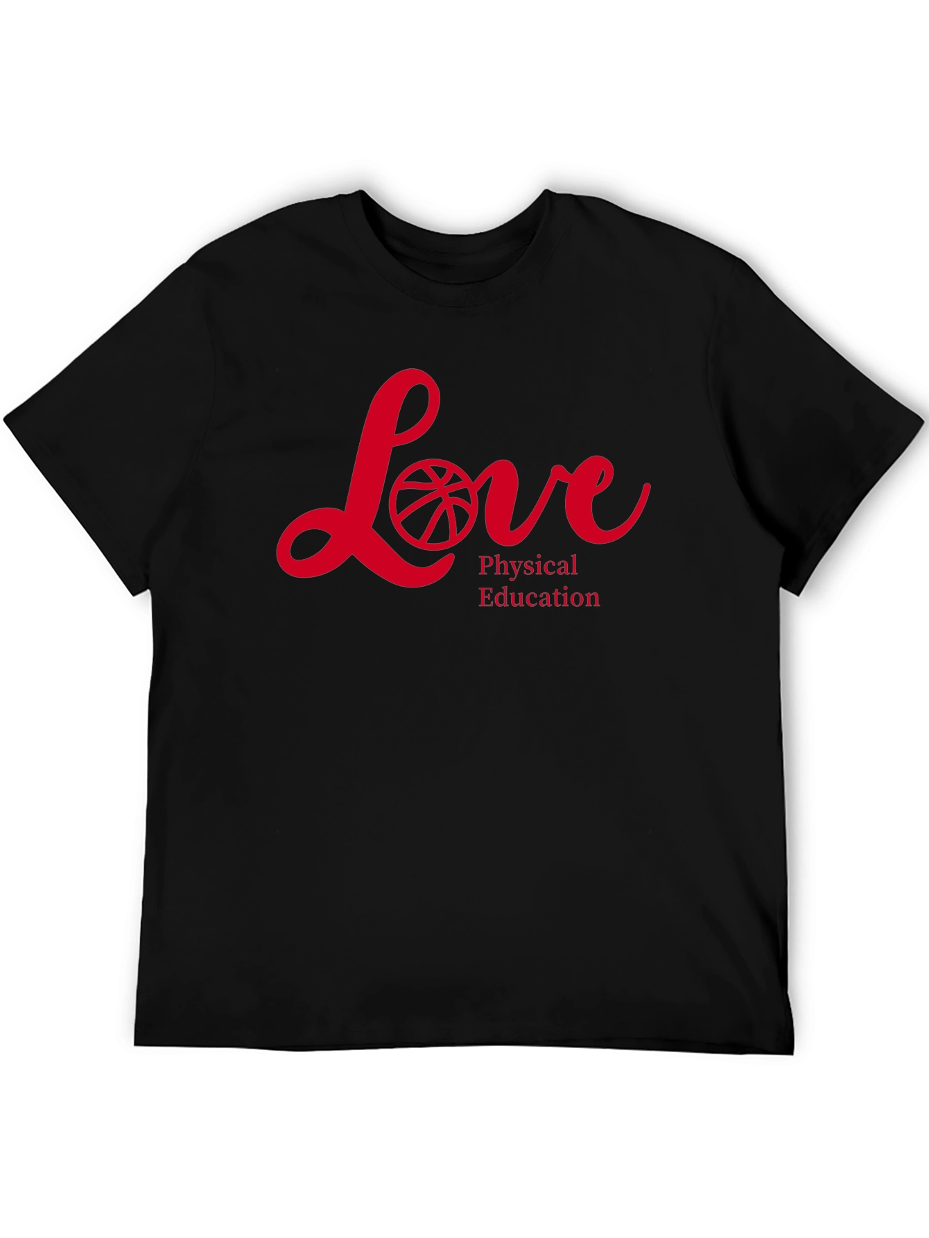 Love Physical Education Black T-Shirt