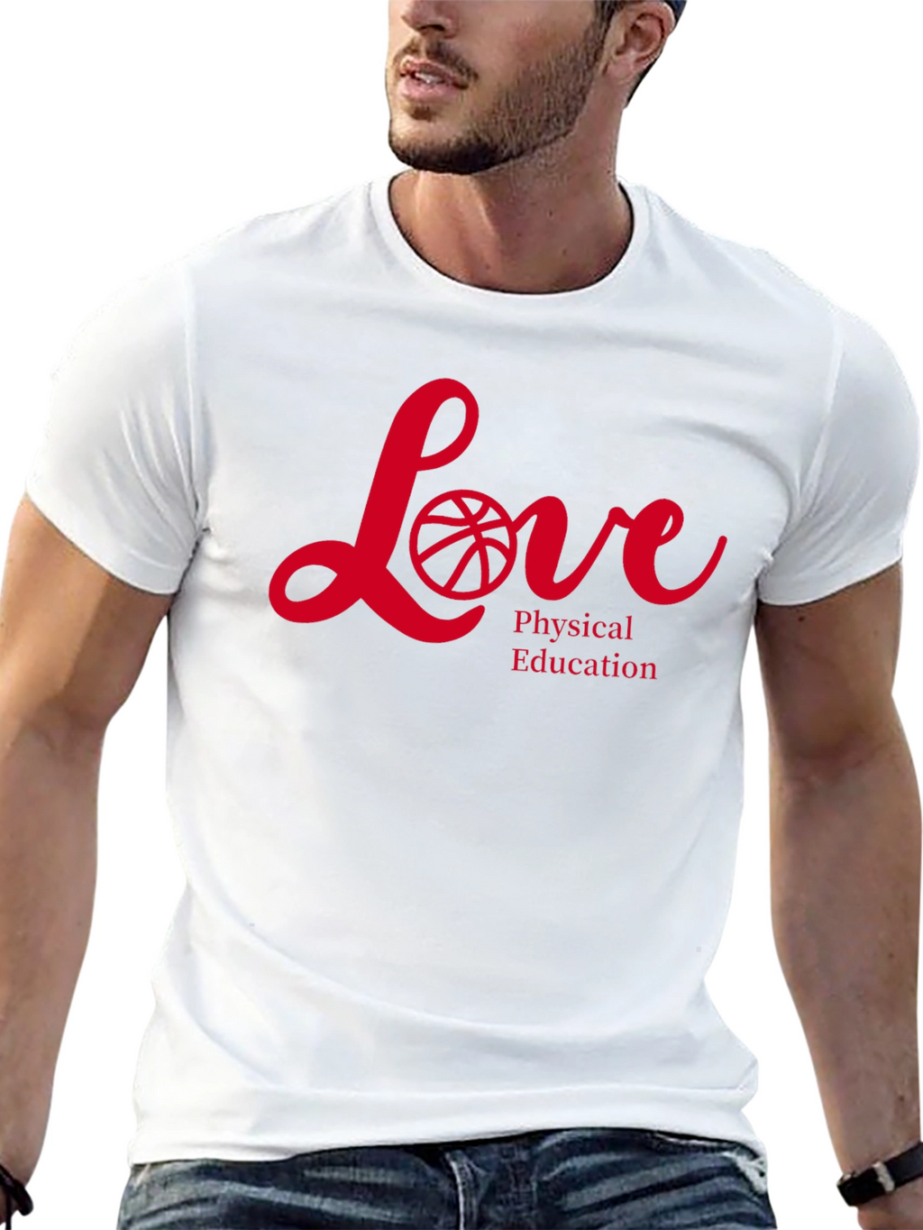 Love Physical Education Black T-Shirt
