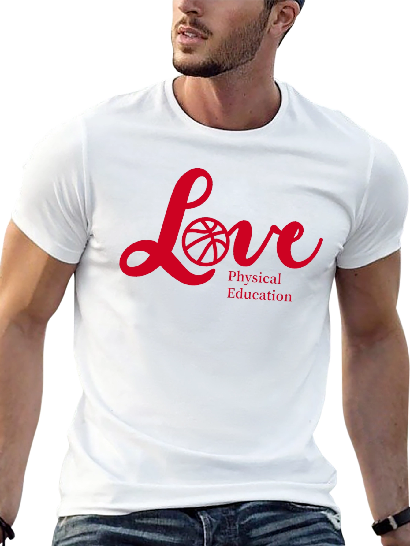 Love Physical Education Black T-Shirt
