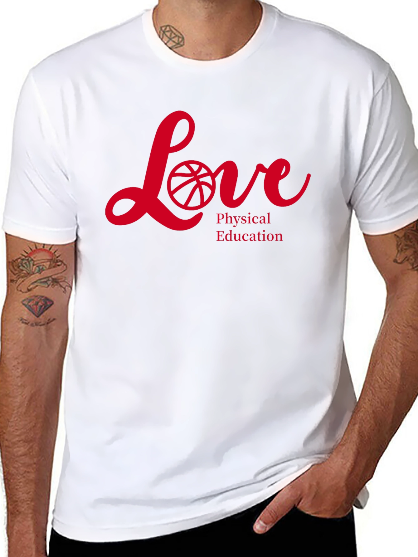 Love Physical Education Black T-Shirt