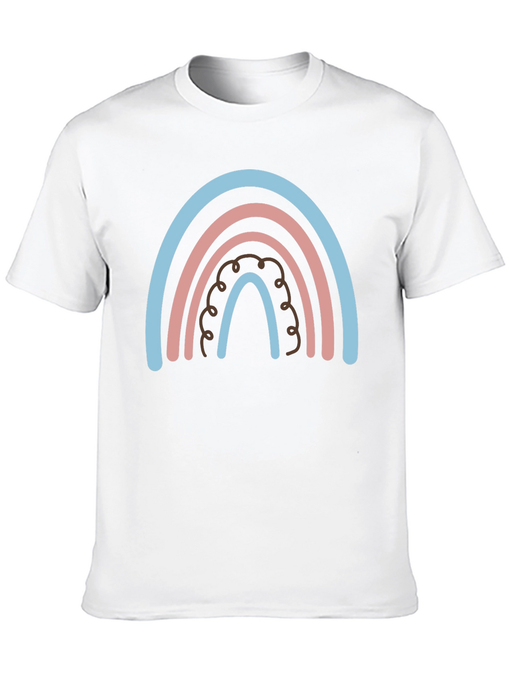 Rainbow Graphic Print Tee - Casual Comfort