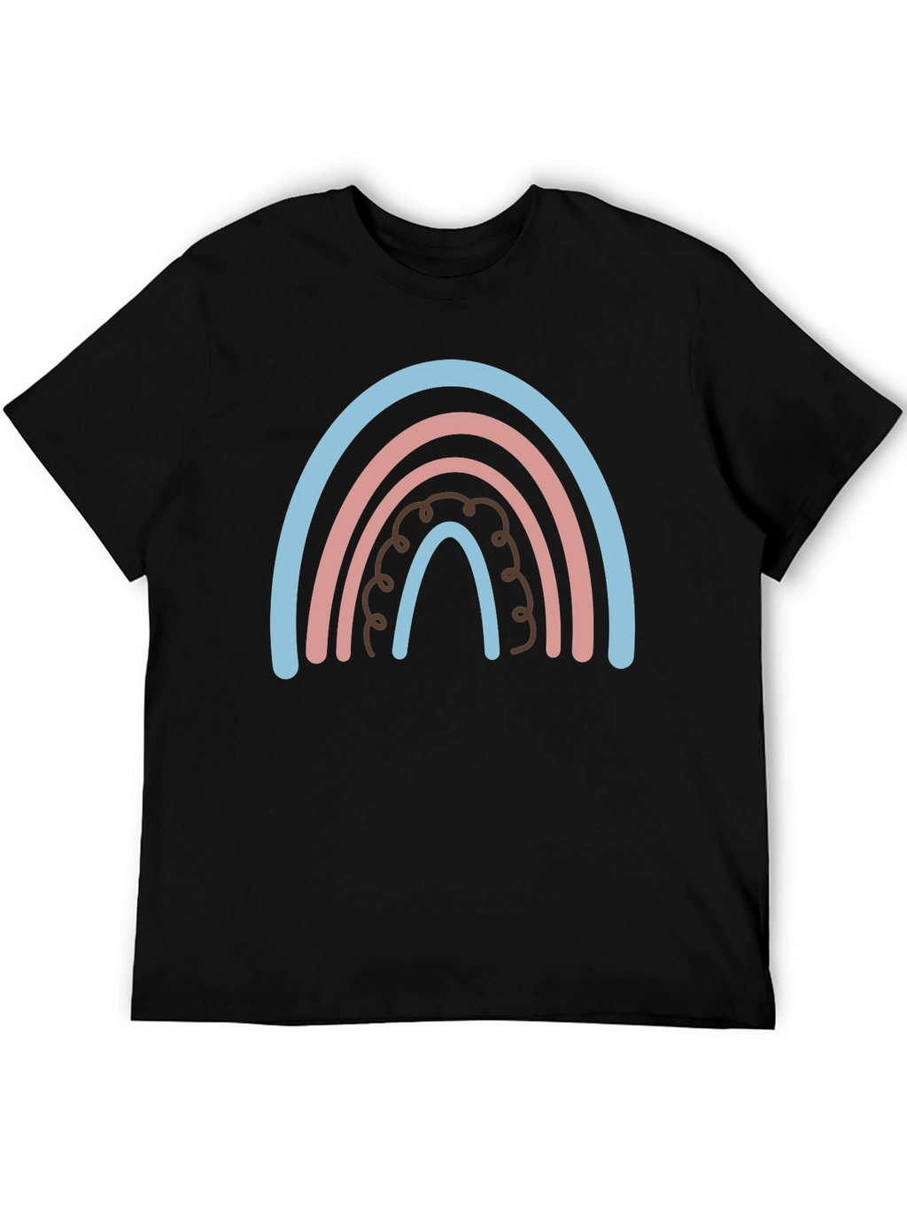 Rainbow Graphic Print Tee - Casual Comfort
