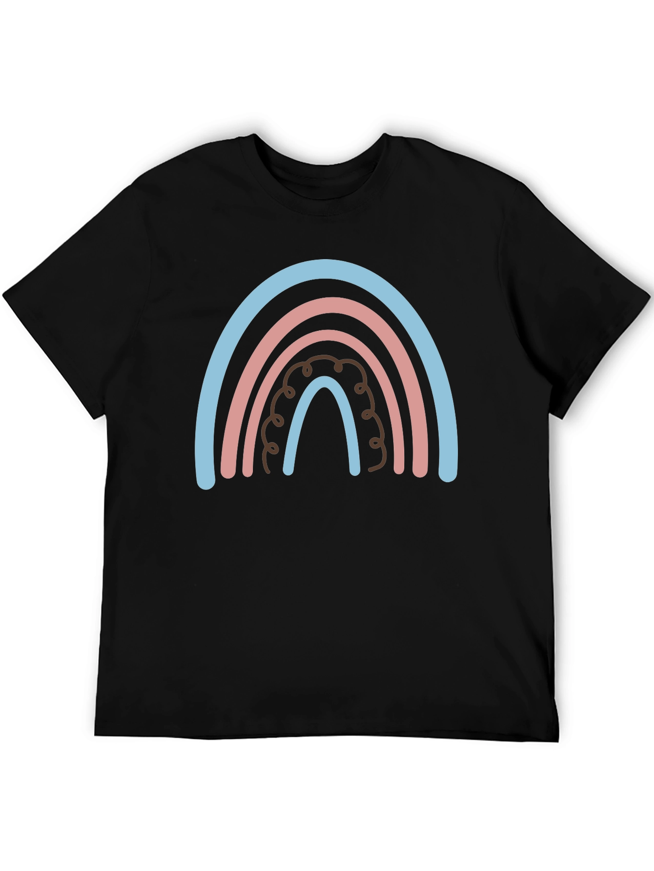 Rainbow Graphic Print Tee - Casual Comfort