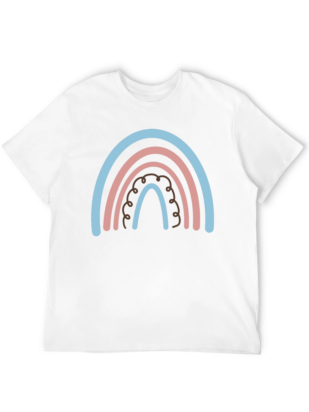 Rainbow Graphic Print Tee - Casual Comfort