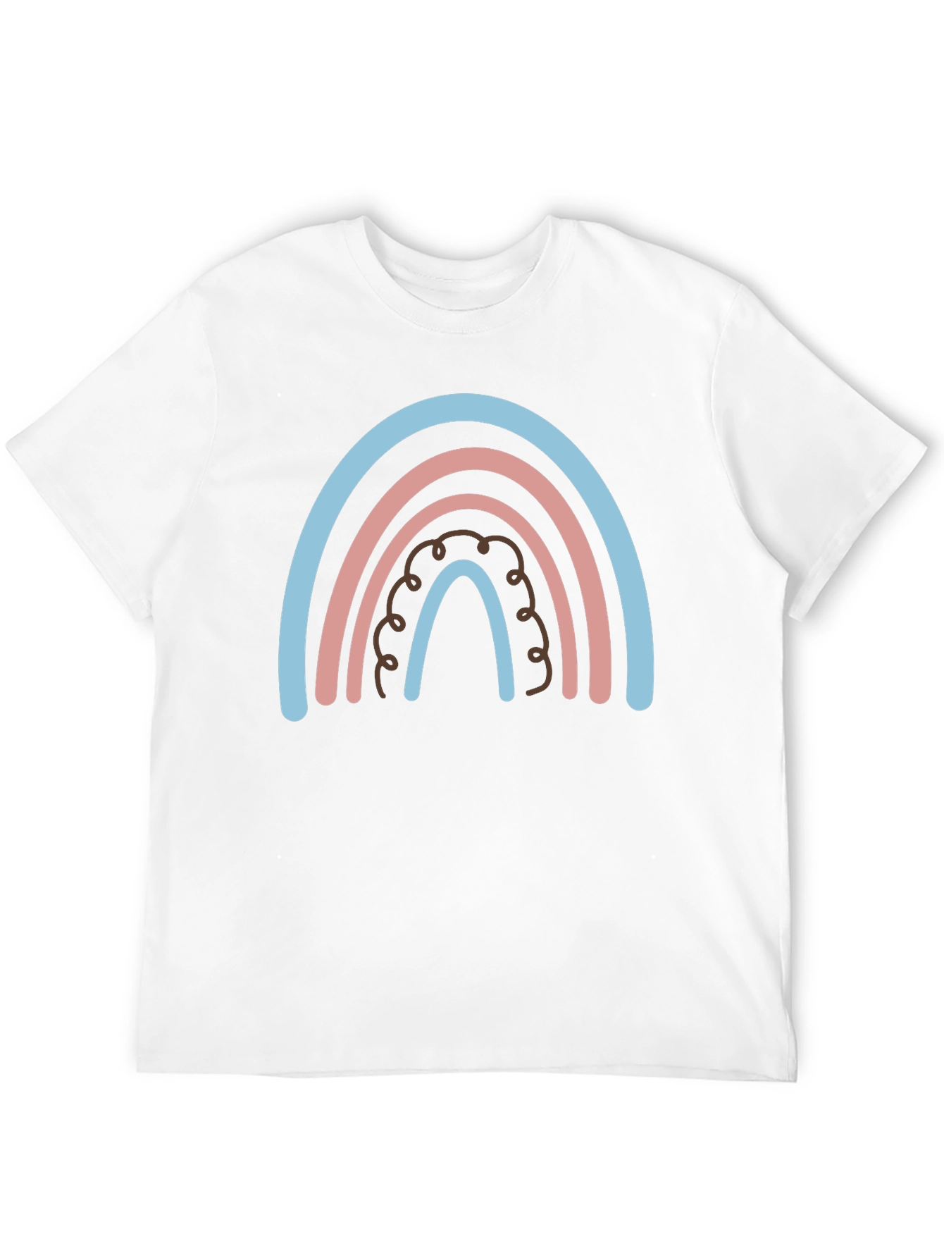 Rainbow Graphic Print Tee - Casual Comfort