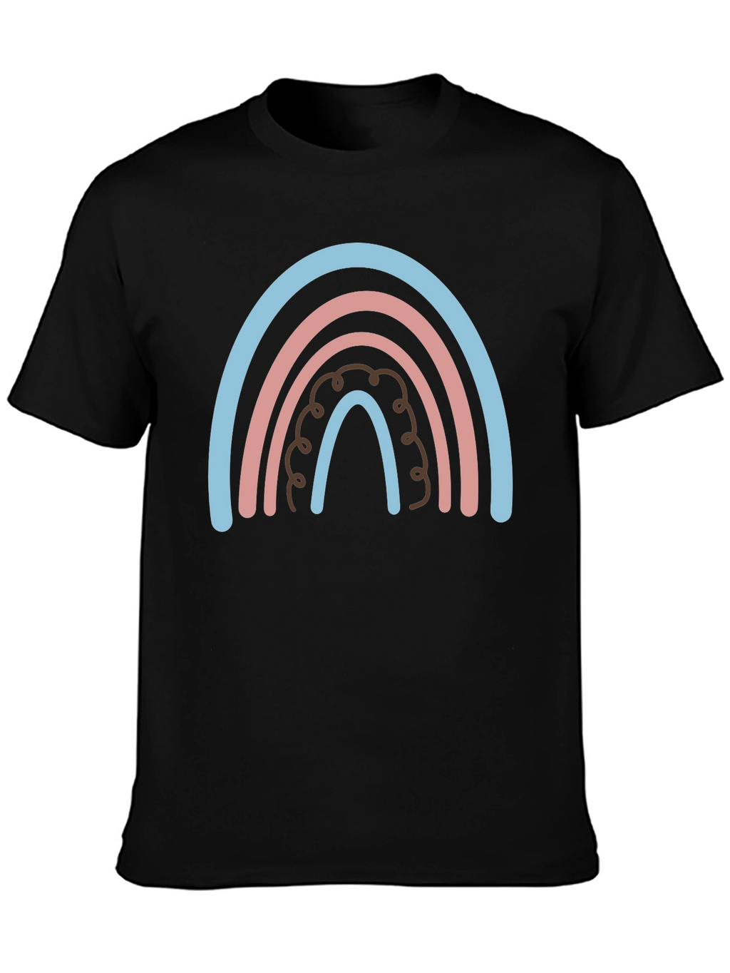 Rainbow Graphic Print Tee - Casual Comfort