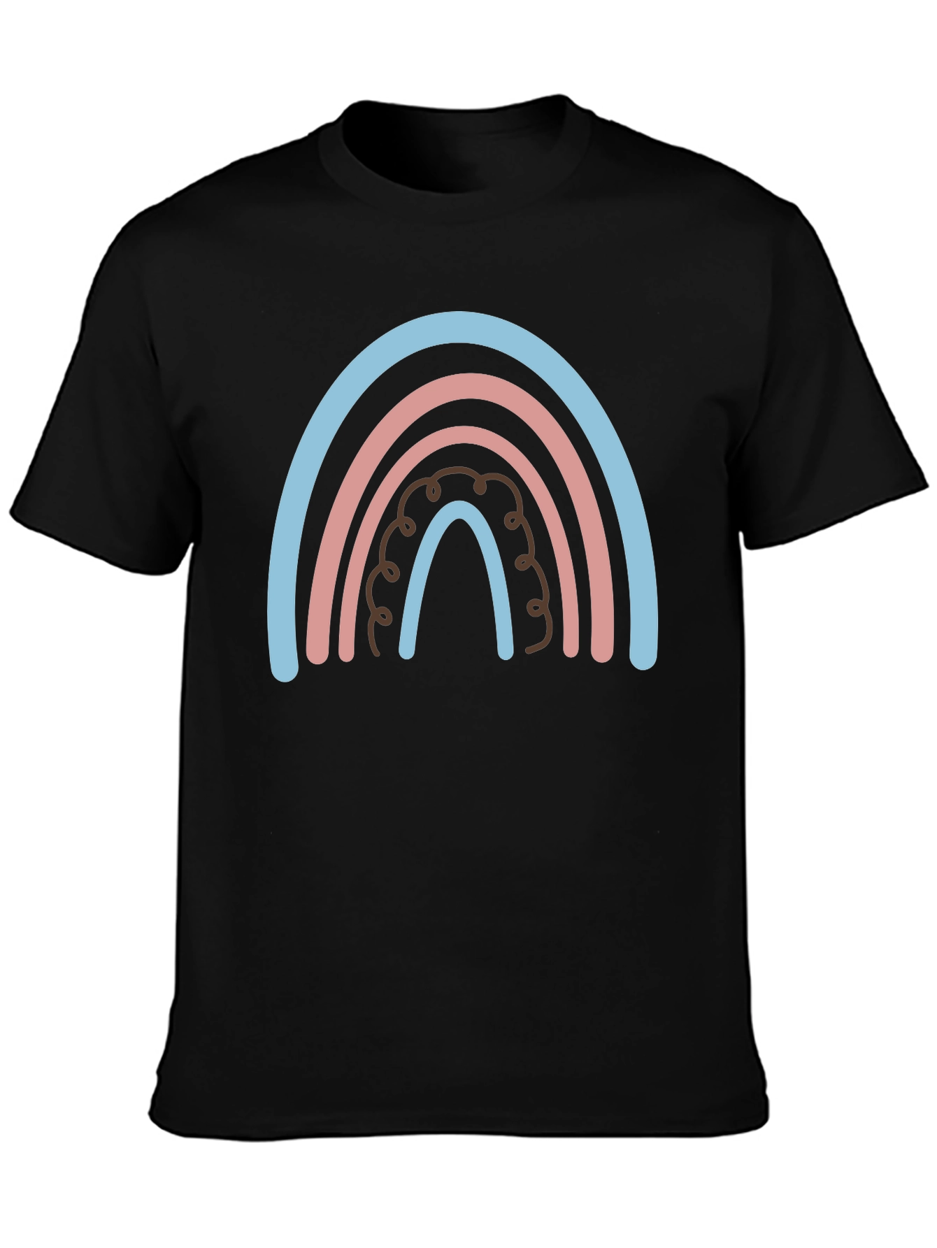 Rainbow Graphic Print Tee - Casual Comfort