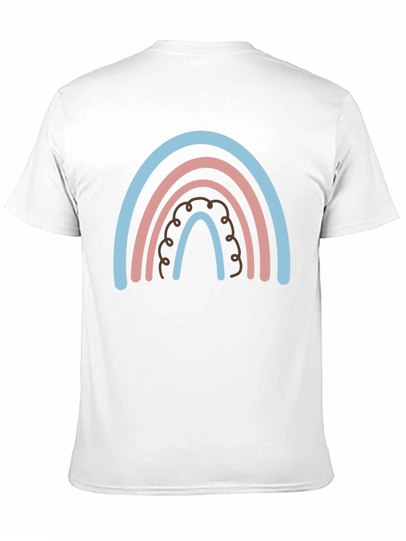 Rainbow Graphic Print Tee - Casual Comfort