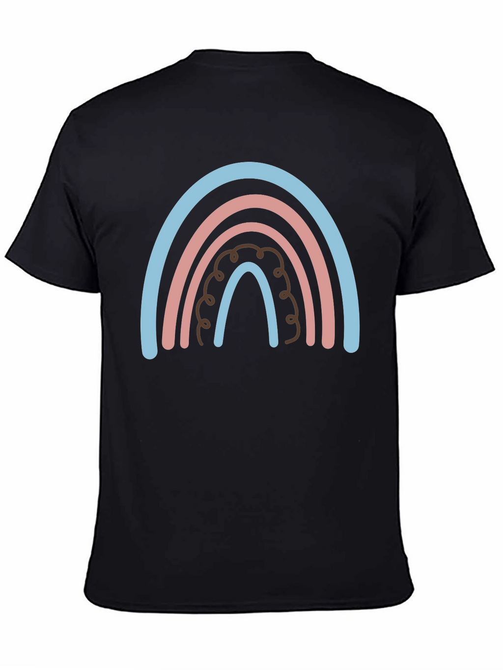 Rainbow Graphic Print Tee - Casual Comfort