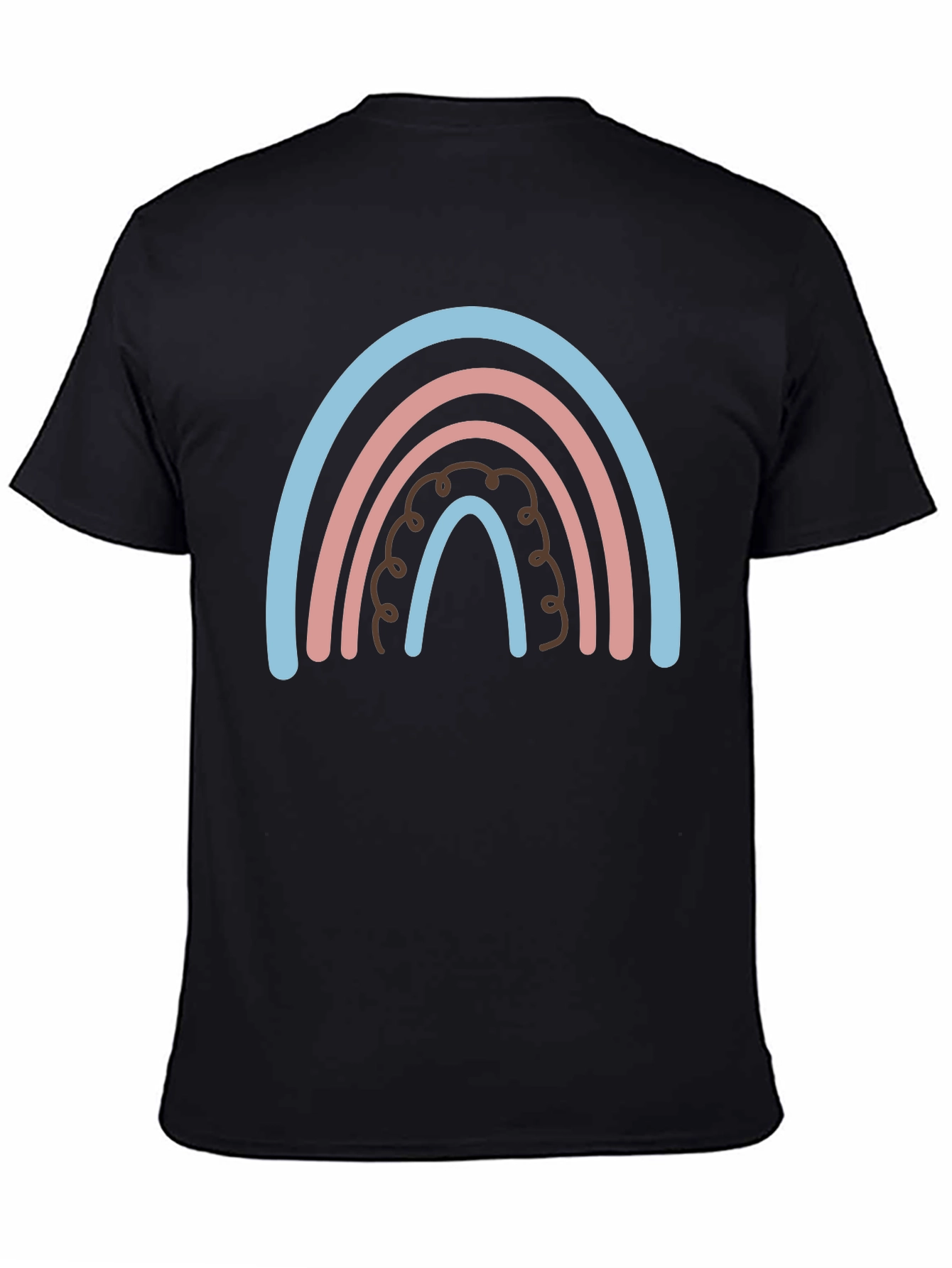 Rainbow Graphic Print Tee - Casual Comfort