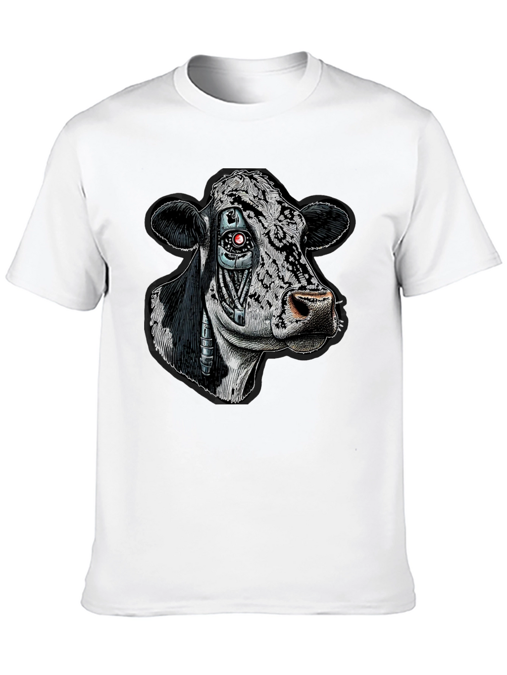 Cyber Cow Graphic T-Shirt