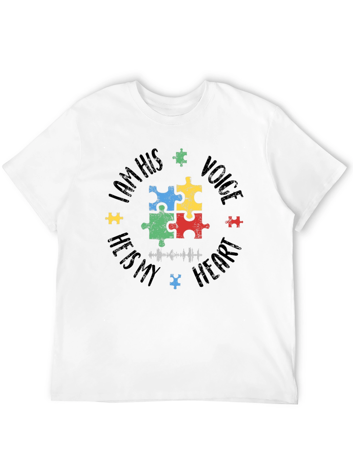 Autism Awareness Puzzle Piece Graphic T-Shirt