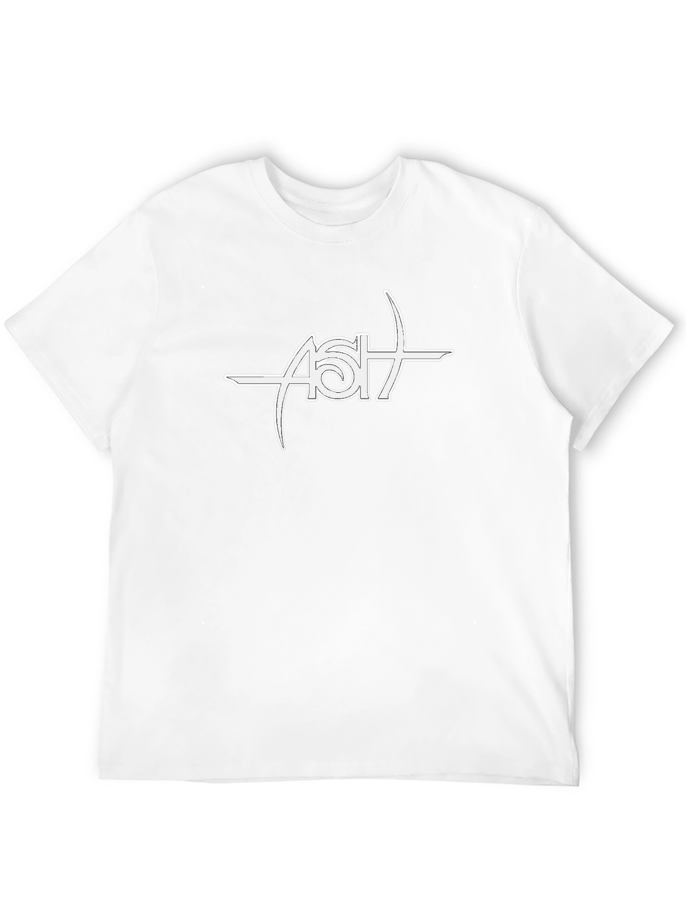 Ash Band Logo Black T-Shirt - Music Fan Apparel