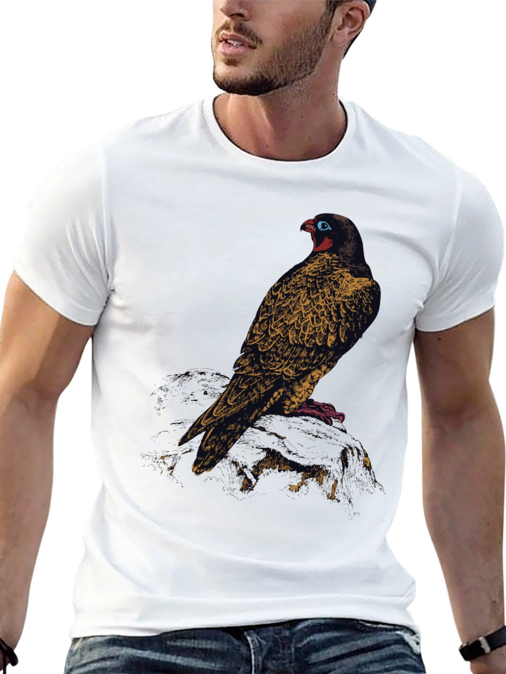 Raven Graphic Black T-Shirt