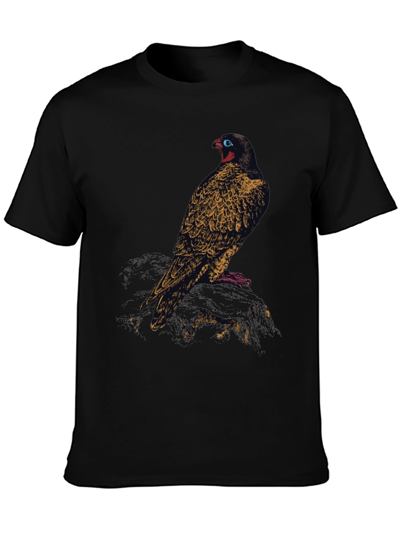 Raven Graphic Black T-Shirt