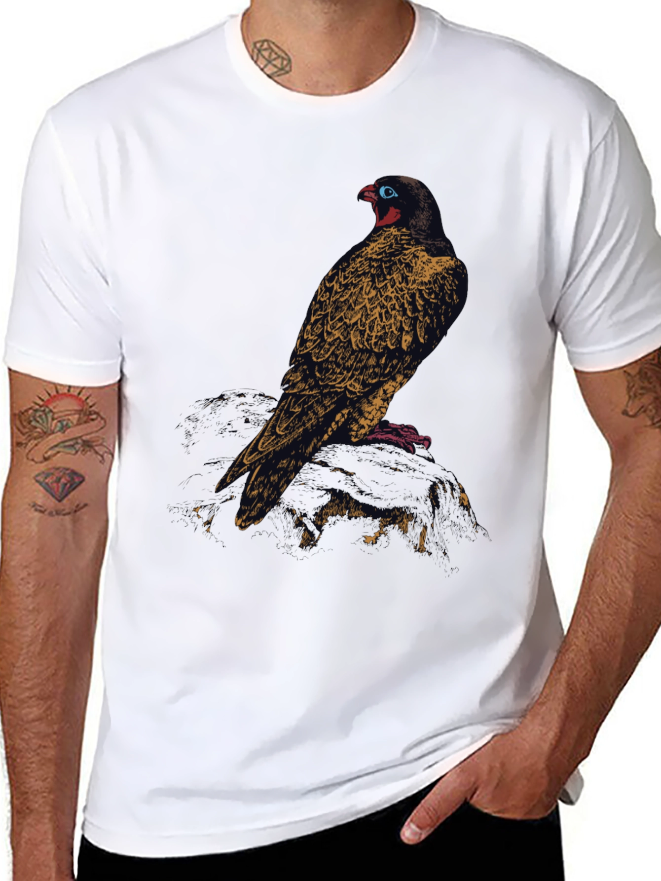 Raven Graphic Black T-Shirt