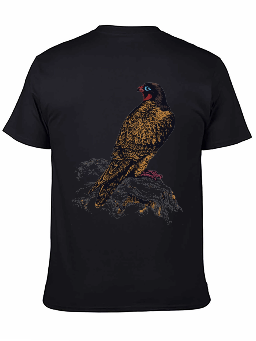 Raven Graphic Black T-Shirt