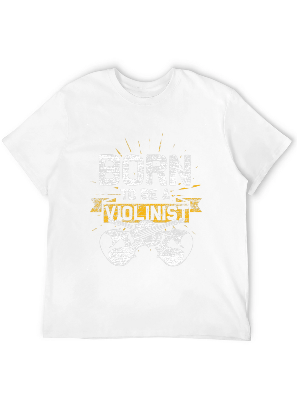 Born to Be a Violinist Black T-Shirt