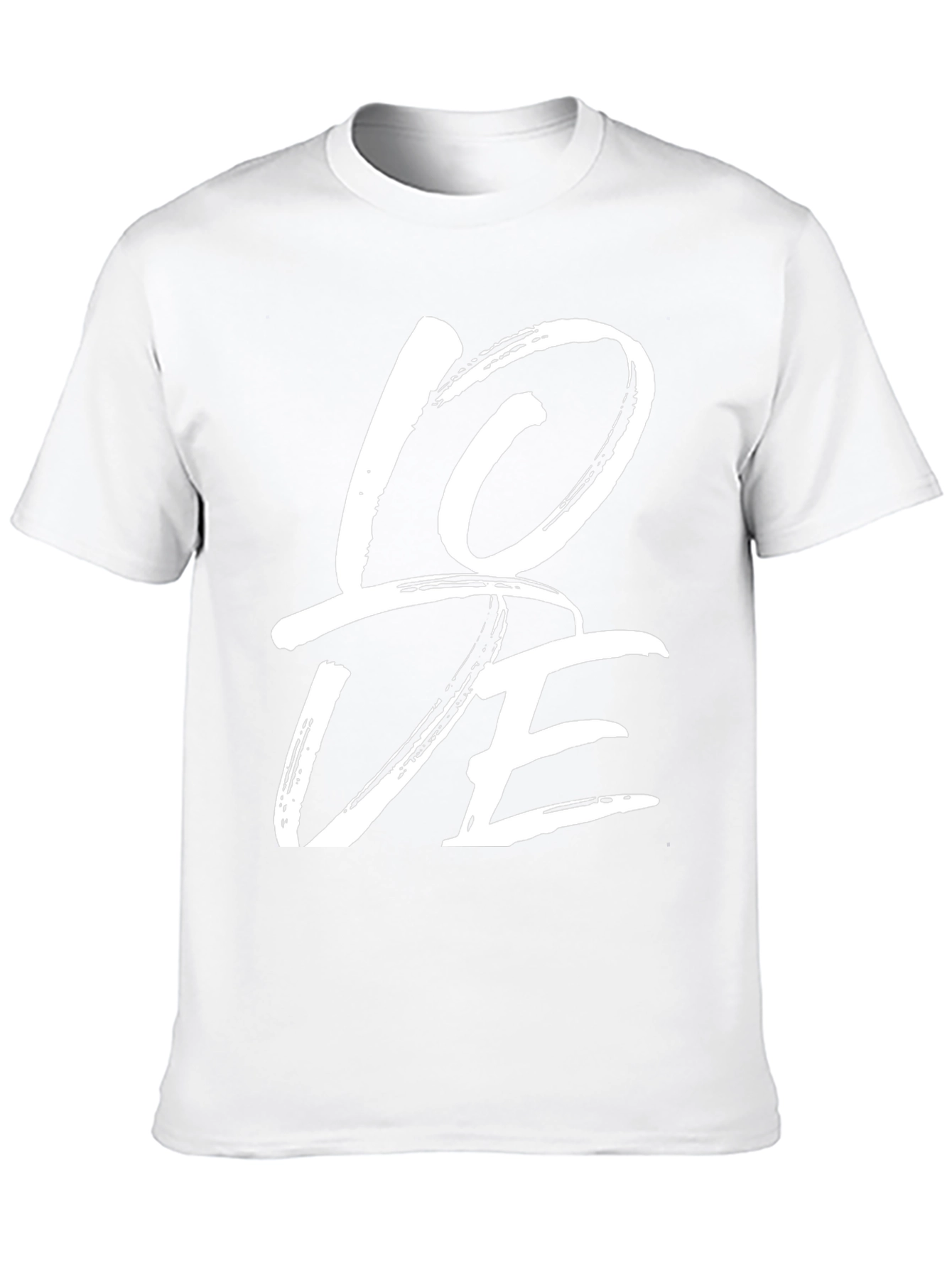 Love Graphic Tee - Stylish Black Casual T-Shirt