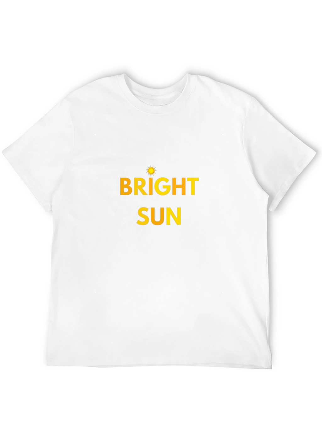 Bright Sun Graphic Tee - Black Cotton T-Shirt