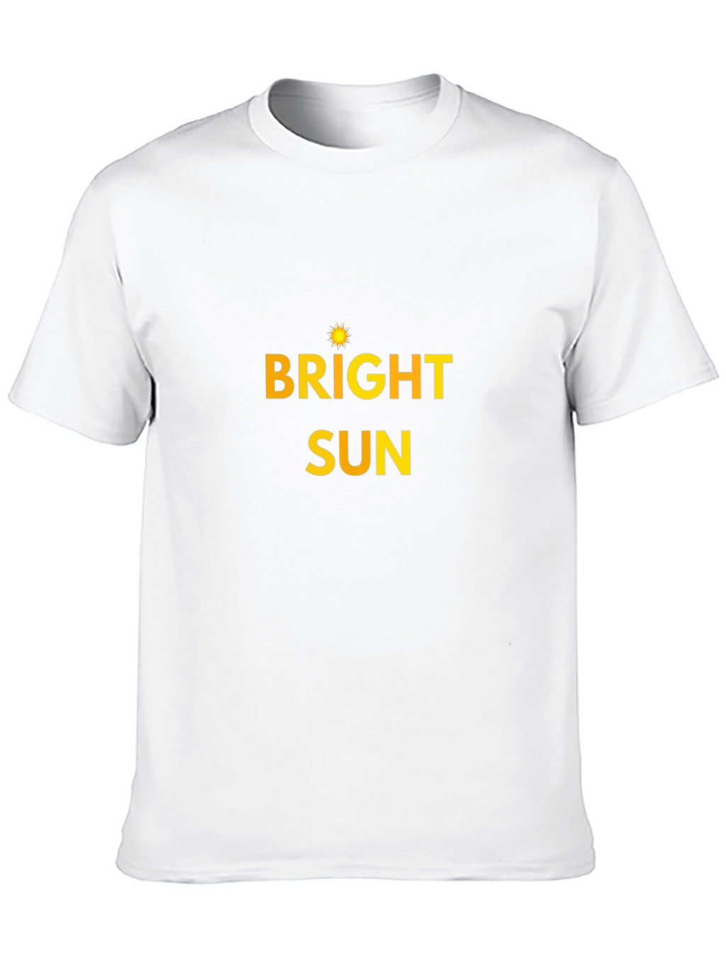 Bright Sun Graphic Tee - Black Cotton T-Shirt