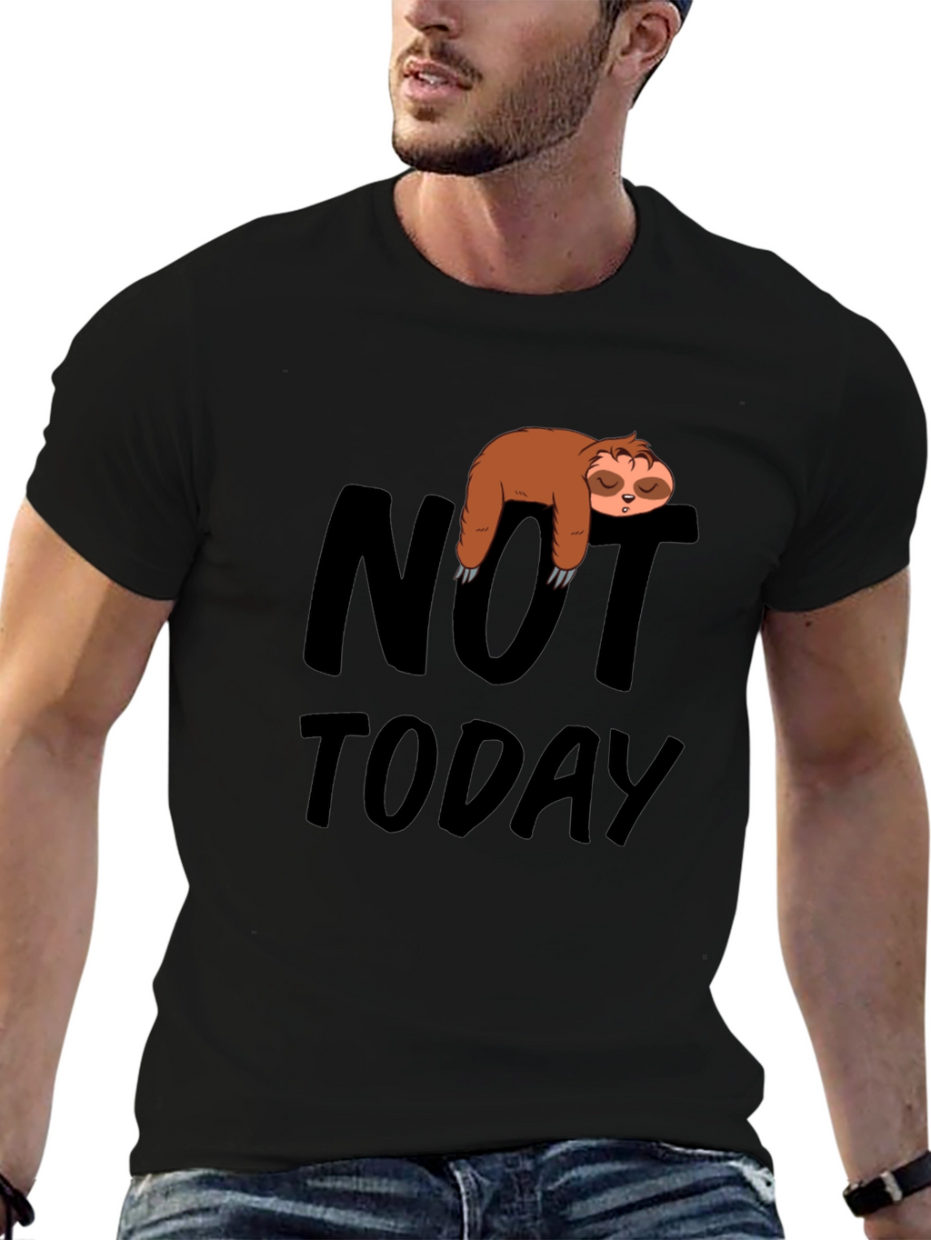Not Today Sloth Graphic Tee