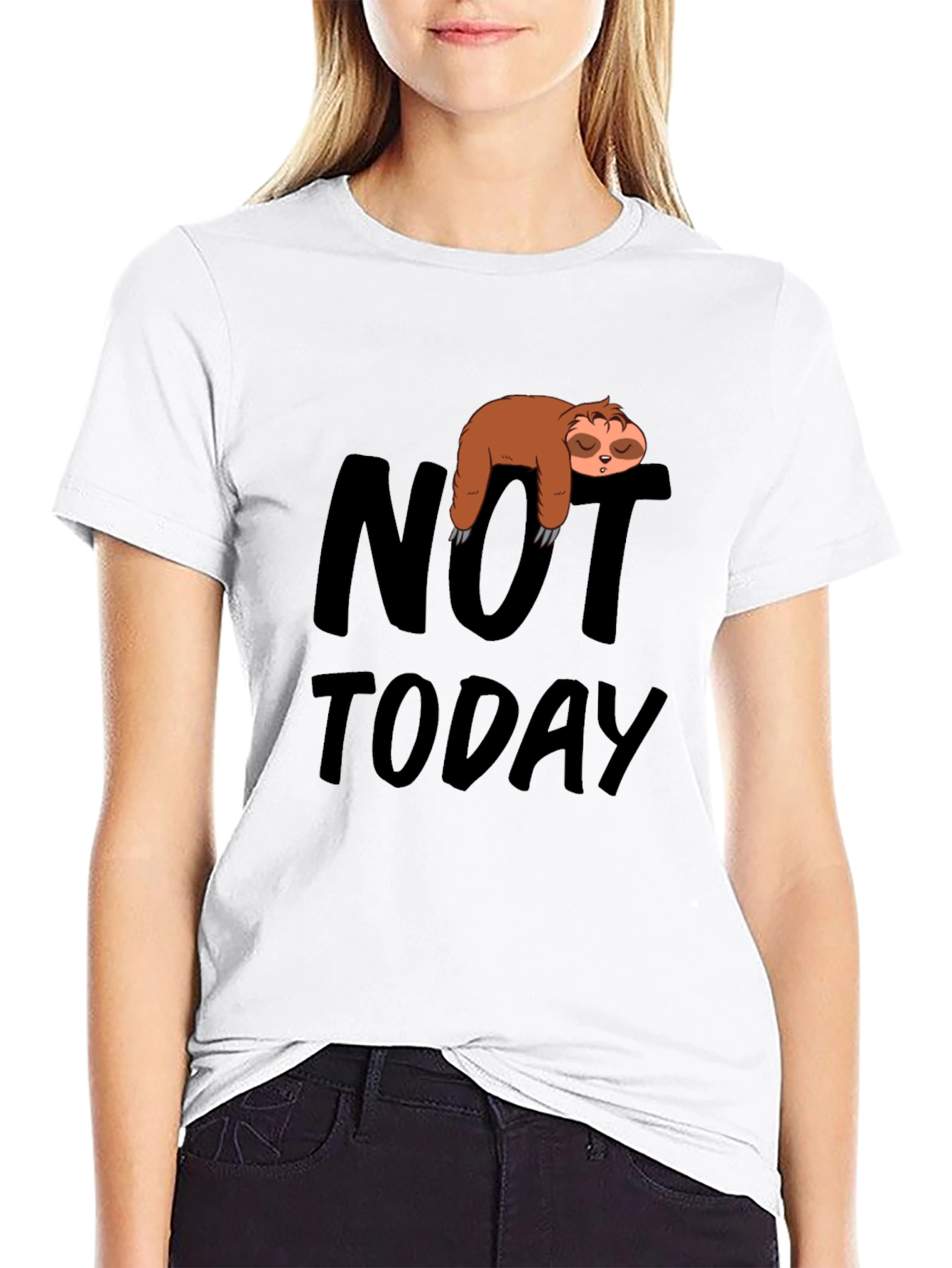 Not Today Sloth Graphic Tee