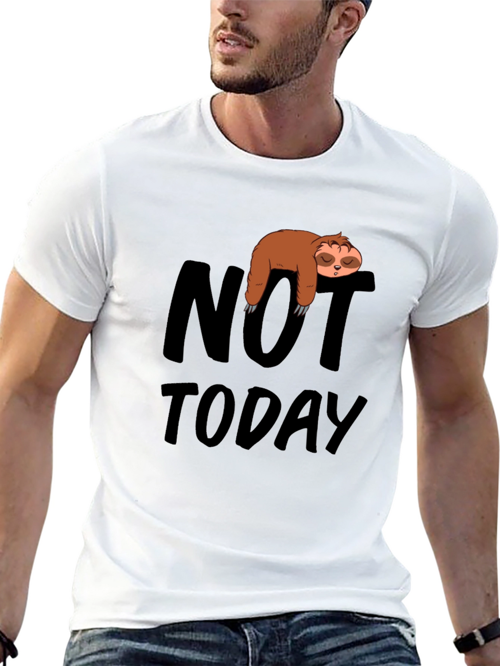 Not Today Sloth Graphic Tee