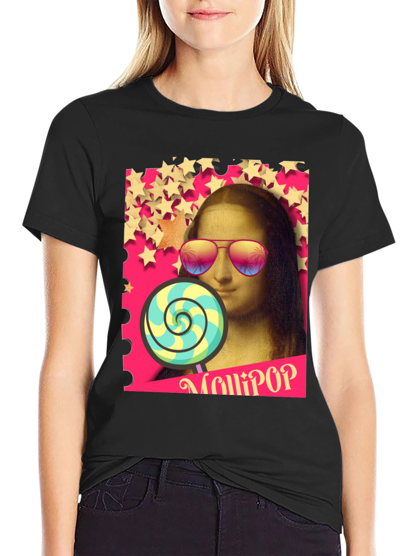 Mona Lisa Lollipop Graphic Tee