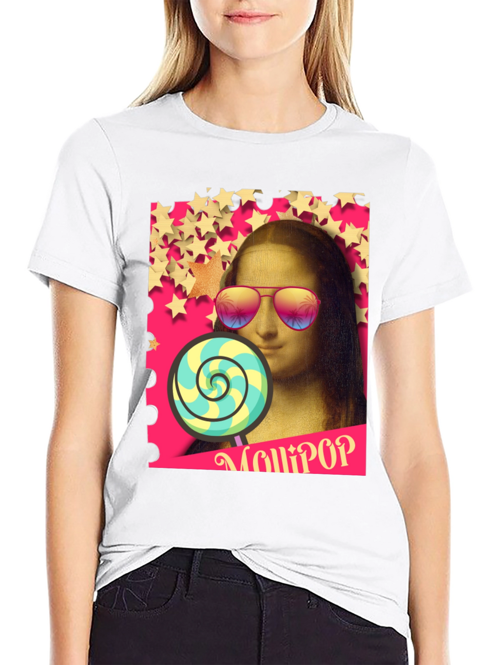 Mona Lisa Lollipop Graphic Tee