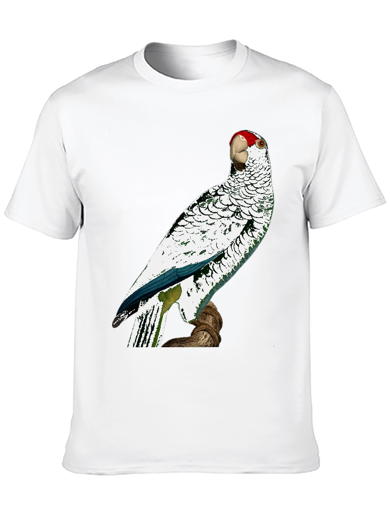 Parrot Graphic Tee - Unique Bird Design