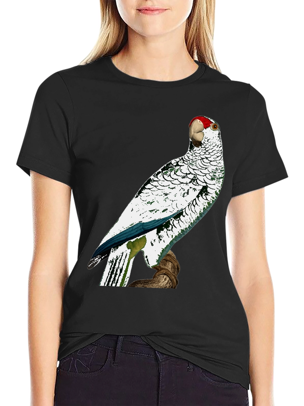 Parrot Graphic Tee - Unique Bird Design