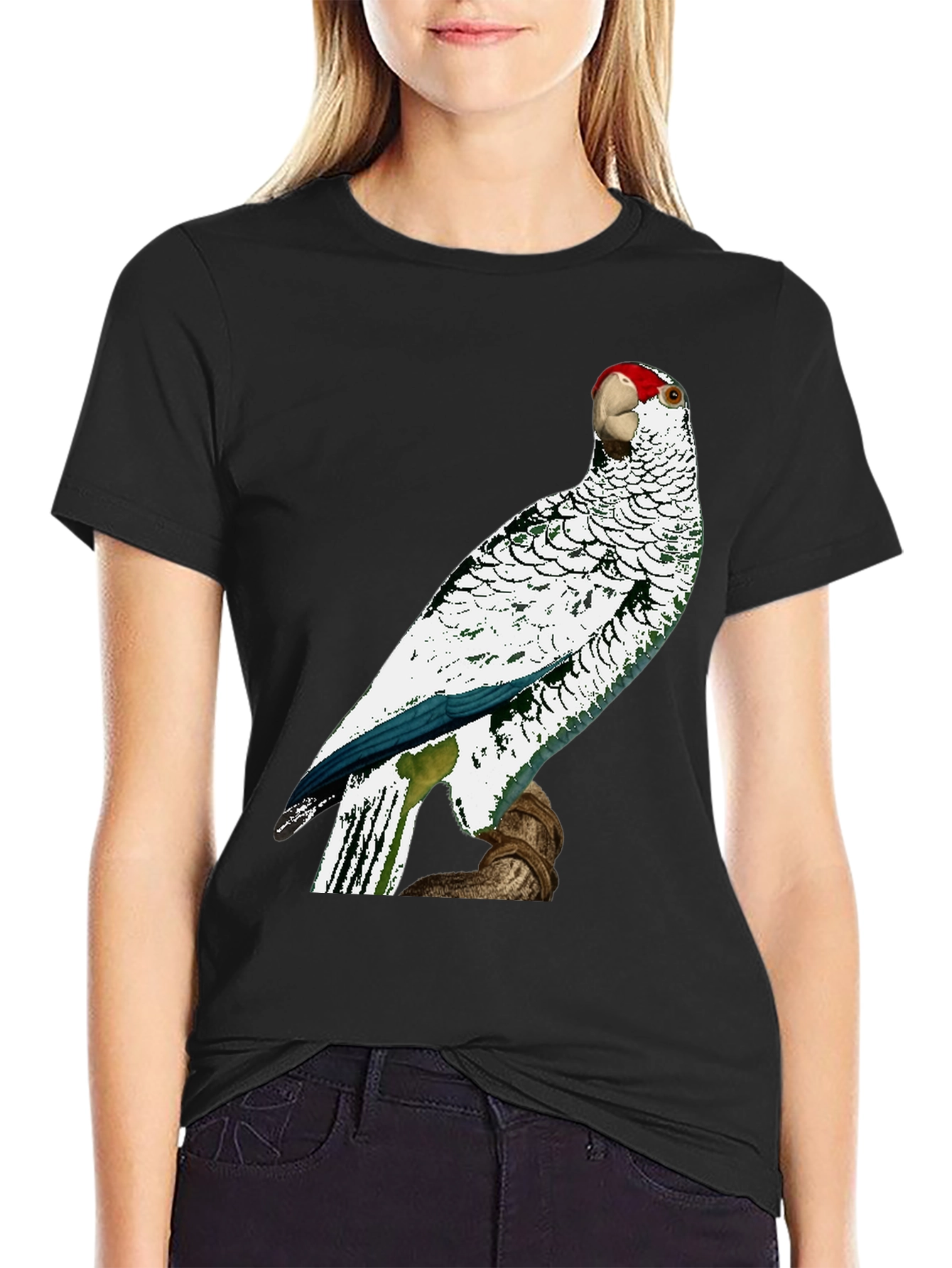 Parrot Graphic Tee - Unique Bird Design